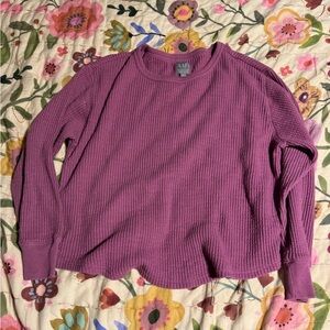 GAP Waffle Knit Sweatshirt ~ L